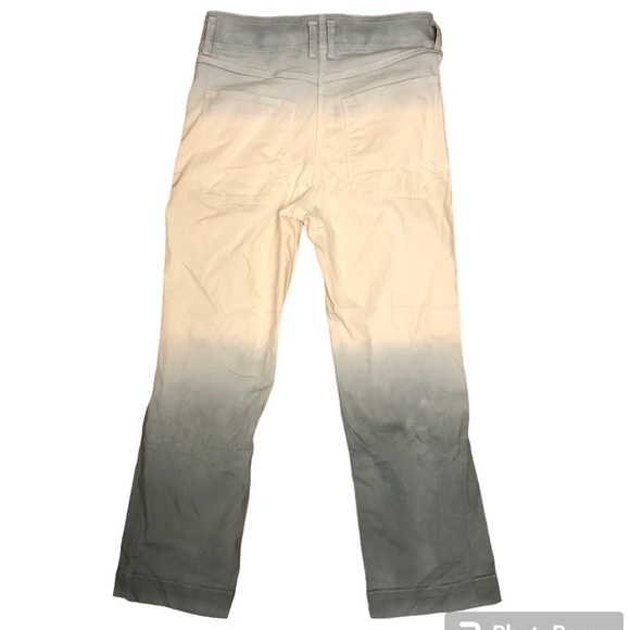 We The Free Free People high rise straight leg Blue White jeans Pants size 29 - Picture 2 of 6